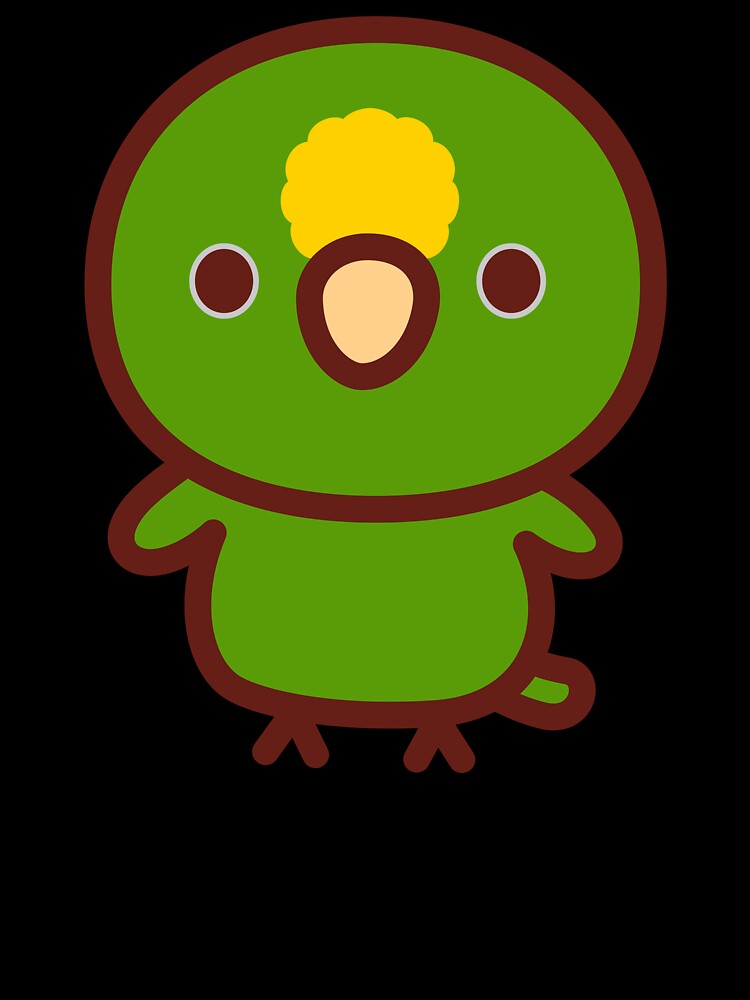 Yellow-crowned amazon by INKOYADO