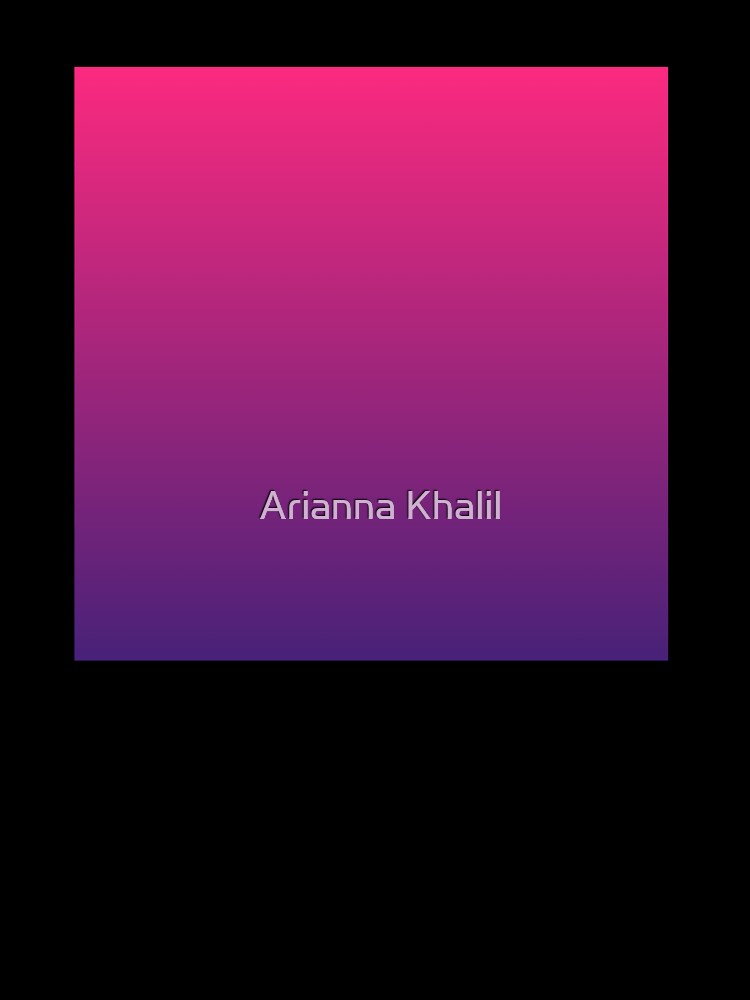 Dark Pink to Purple Ombre Gradient by Arianna Khalil