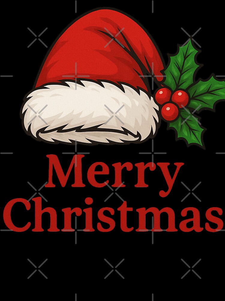 Merry Christmas  – Modern Christmas T-Shirt Design by getpressedshirt