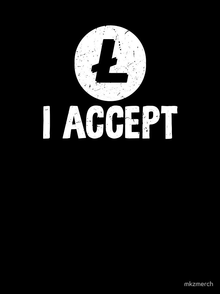 Litecoin I Accept Cryptocurrency by mkzmerch