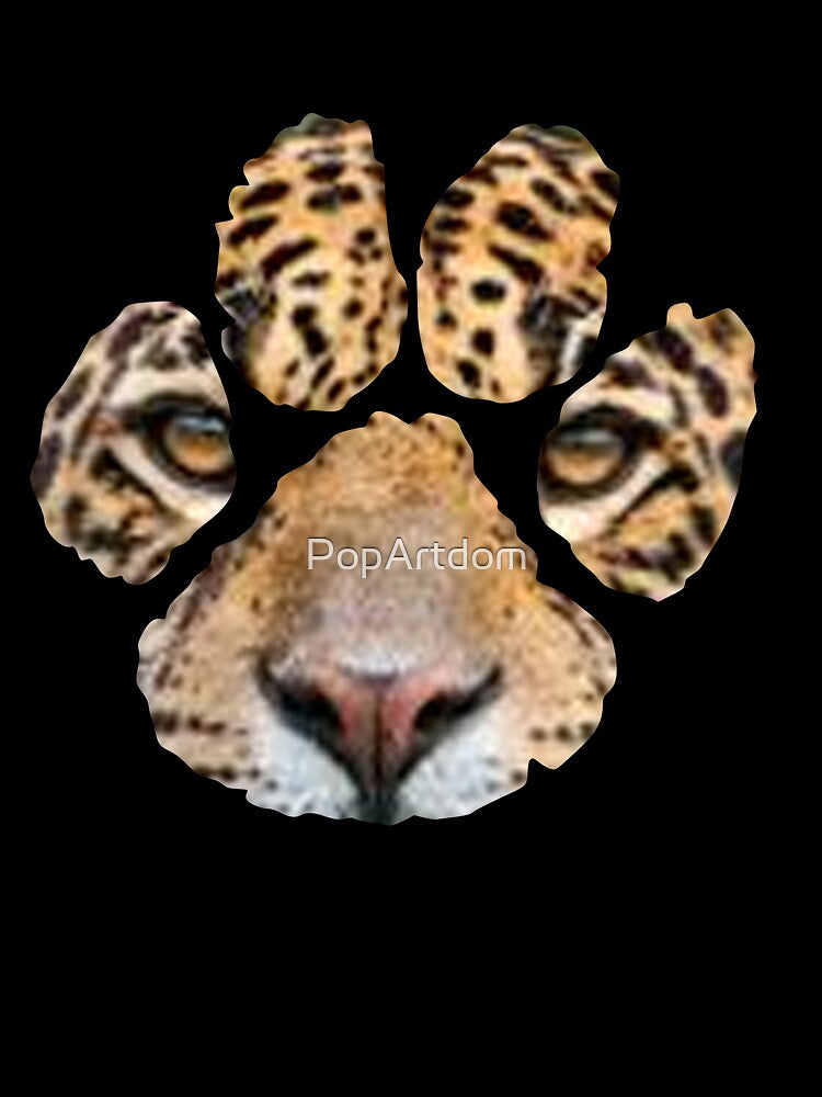 Awesome Real Jagaur Photo Paw Print by PopArtdom