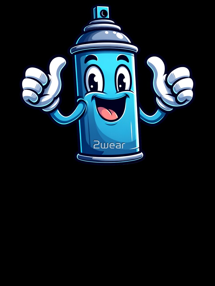 Happiness Unleashed: Smiley Spray Can by 2wear