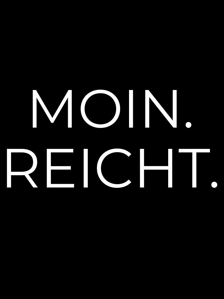 Copy of Moin. is enough. – minimalist german quote by EmmaEddyStore