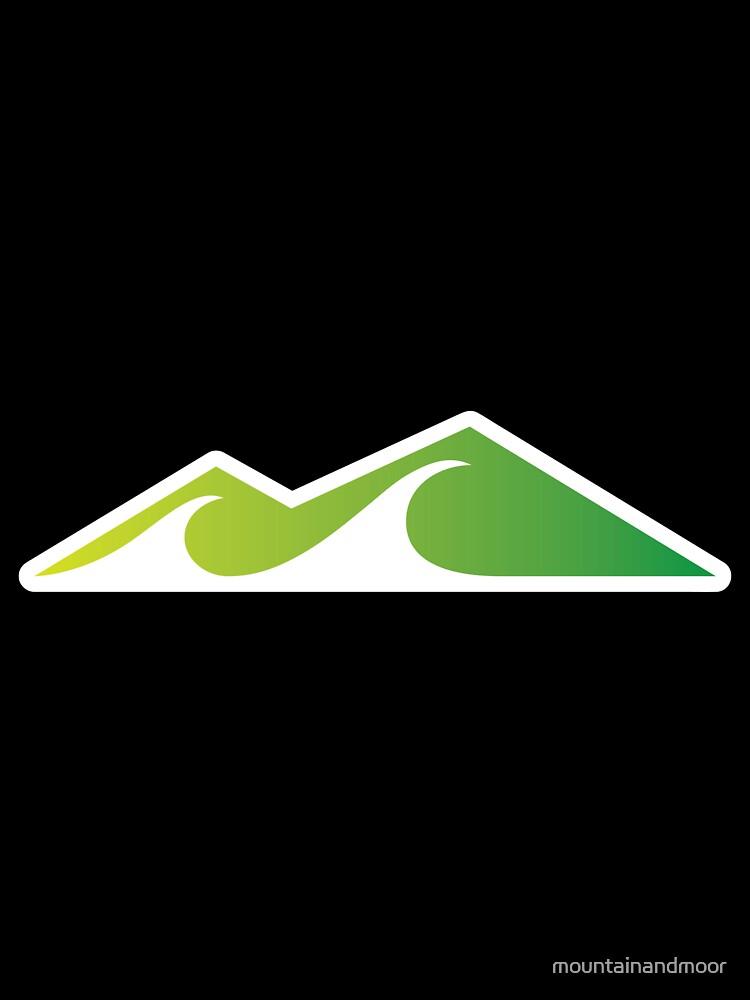 Green Mountain Logo Gradient by mountainandmoor