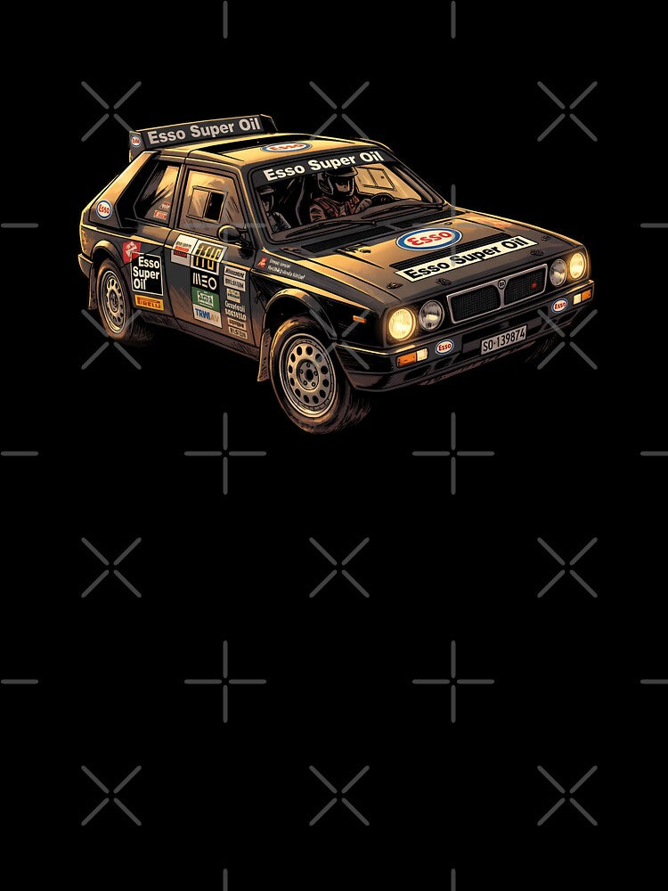 Lancia Delta Group A Artwork by Racing Art Store