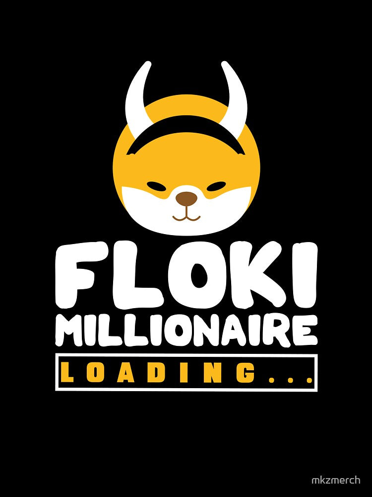 Funny Floki Millionaire Loading Shiba by mkzmerch