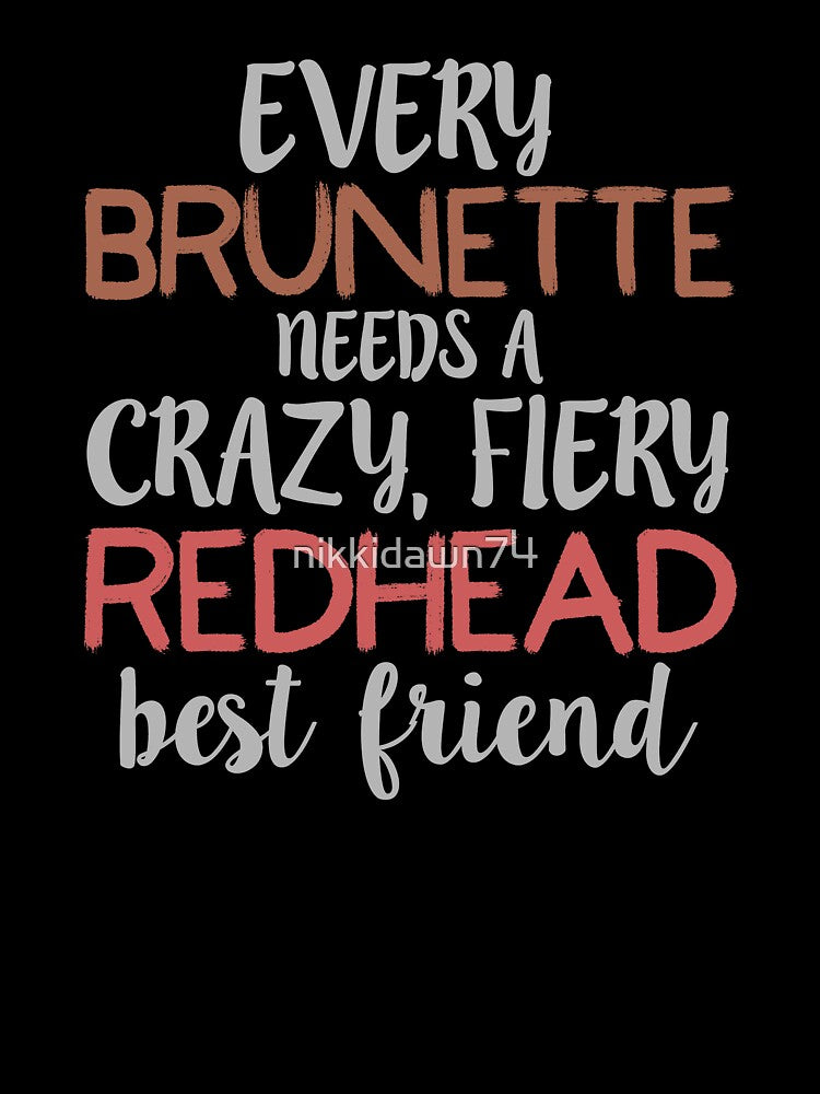 EVERY BRUNETTE NEEDS A CRAZY FIERY REDHEAD Best product by nikkidawn74