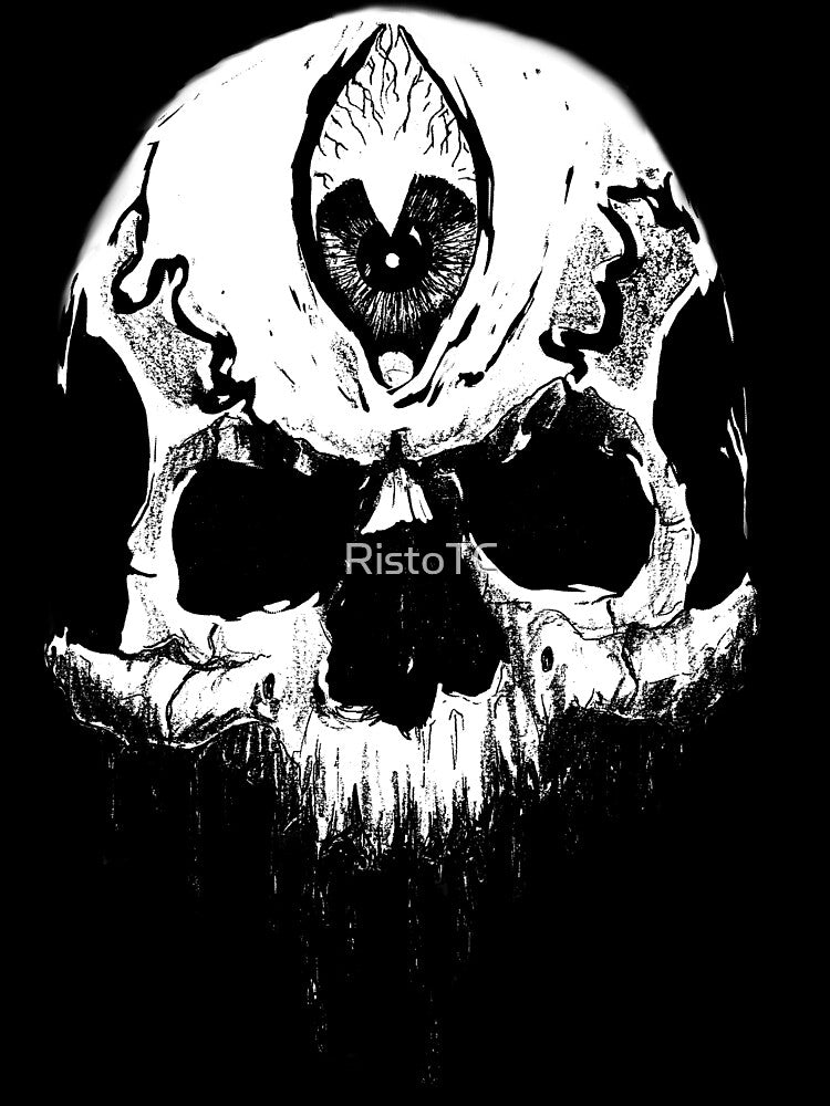 Risto Tattoo Clothing Black Skeleton by RistoTC