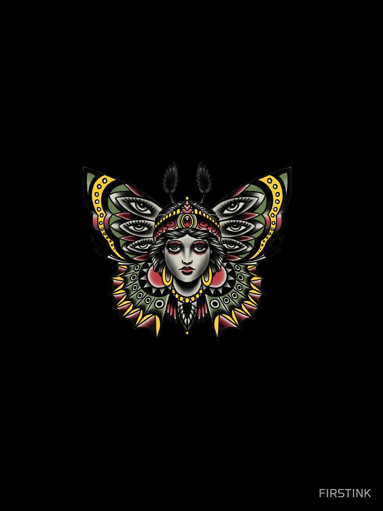 Tattoo butterfly gypsy by FIRSTINK