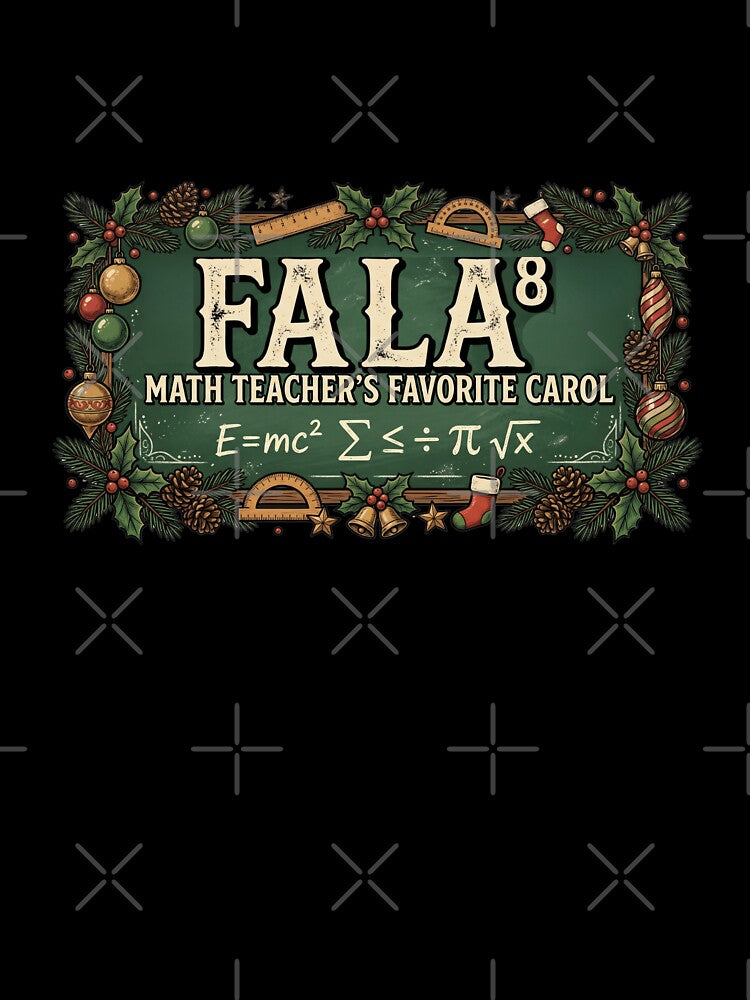 holiday math joke fa la math teacher gift by ArtDesignTp