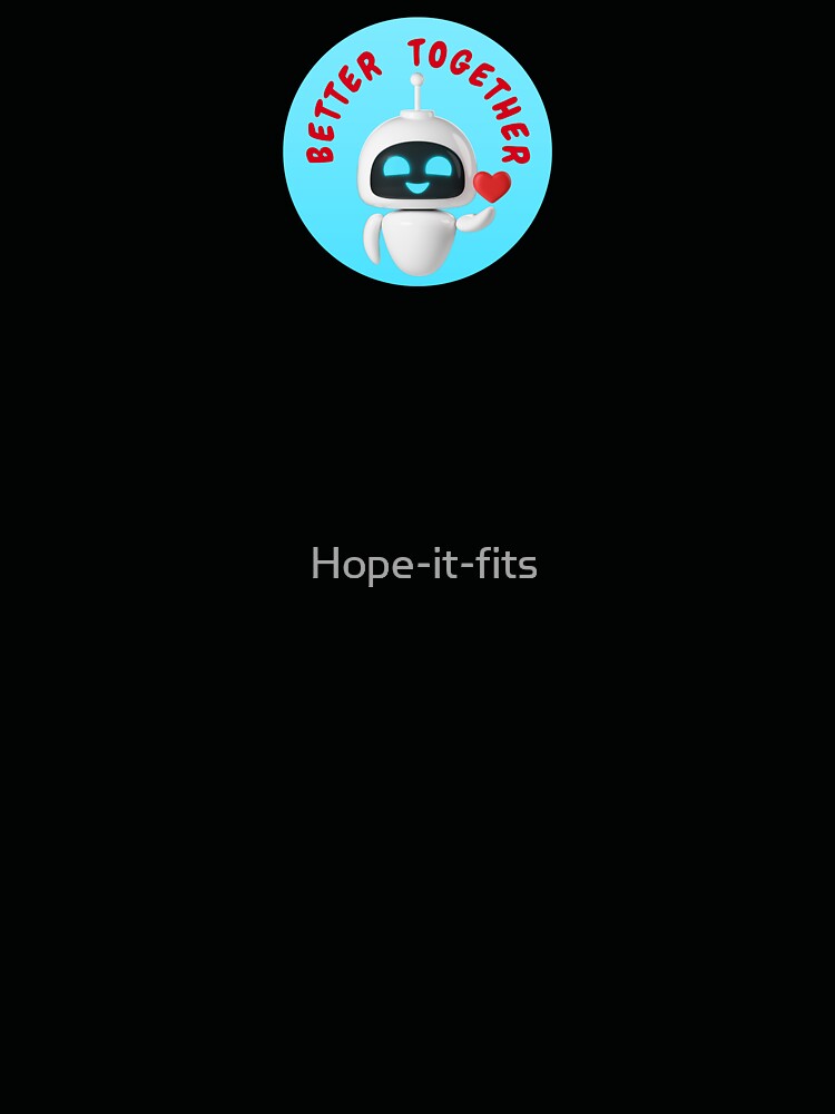 Cute AI Robot Holding a Heart by Hope-it-fits