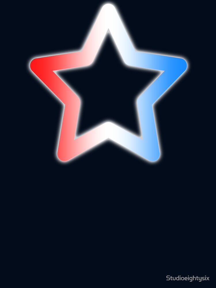 Patriotic Neon Star Glow Mode by Studioeightysix