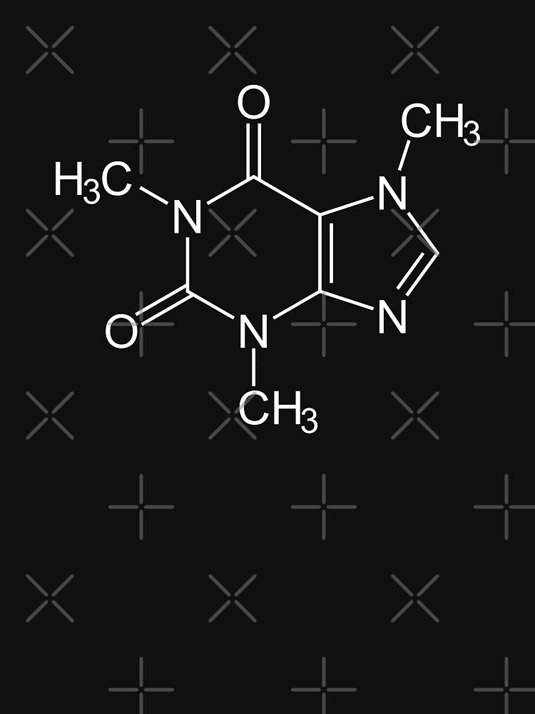Caffeine Molecule by Emllea