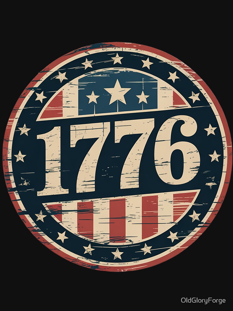 Patriotic Retro USA Badge Design by OldGloryForge