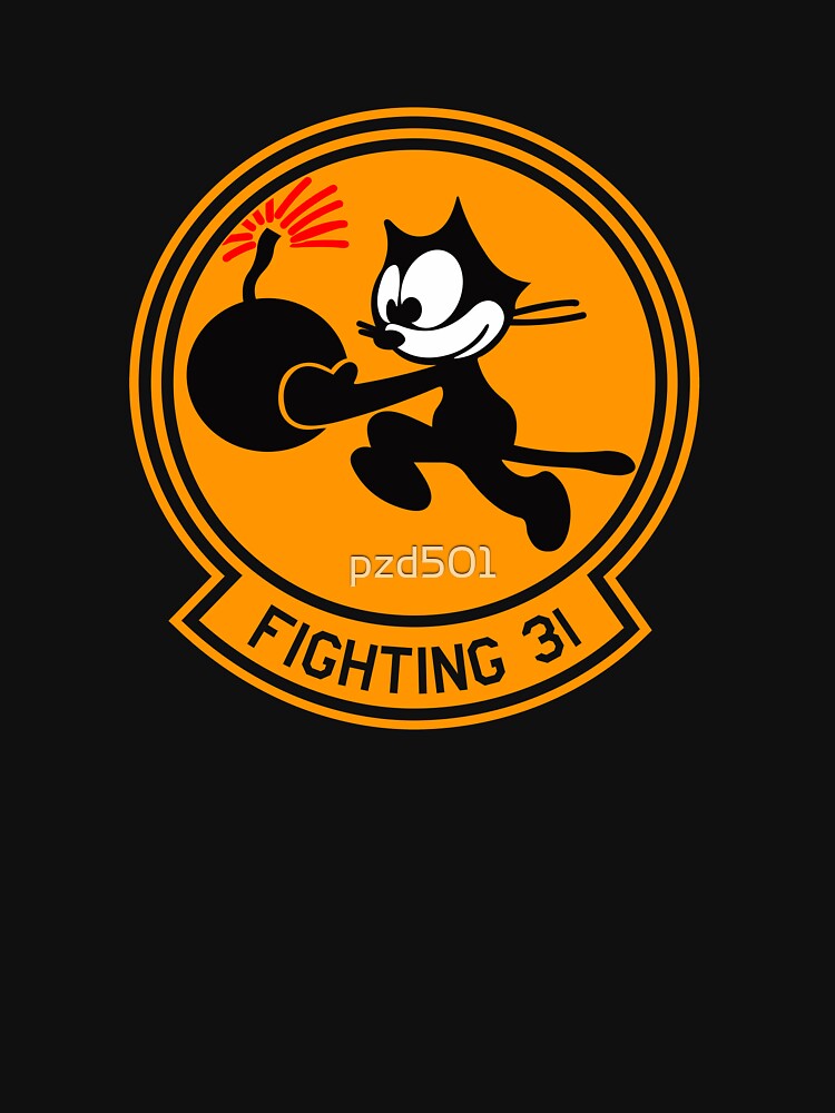 USN VFA-31 Strike Fighter Squadron - Tomcatters - Tagged Clean Style by pzd501