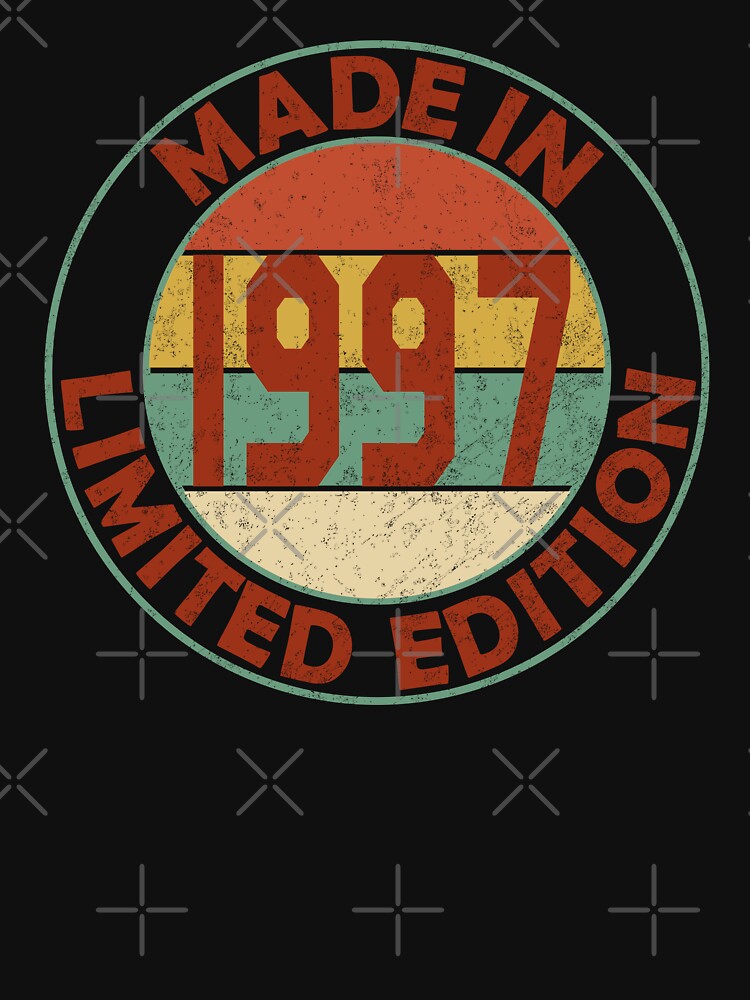 Made In 1997 Limited Edition Retro Vintage by Qudkin