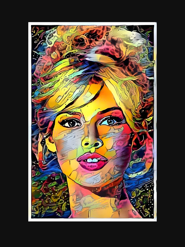Colorful beautiful women art by dornern