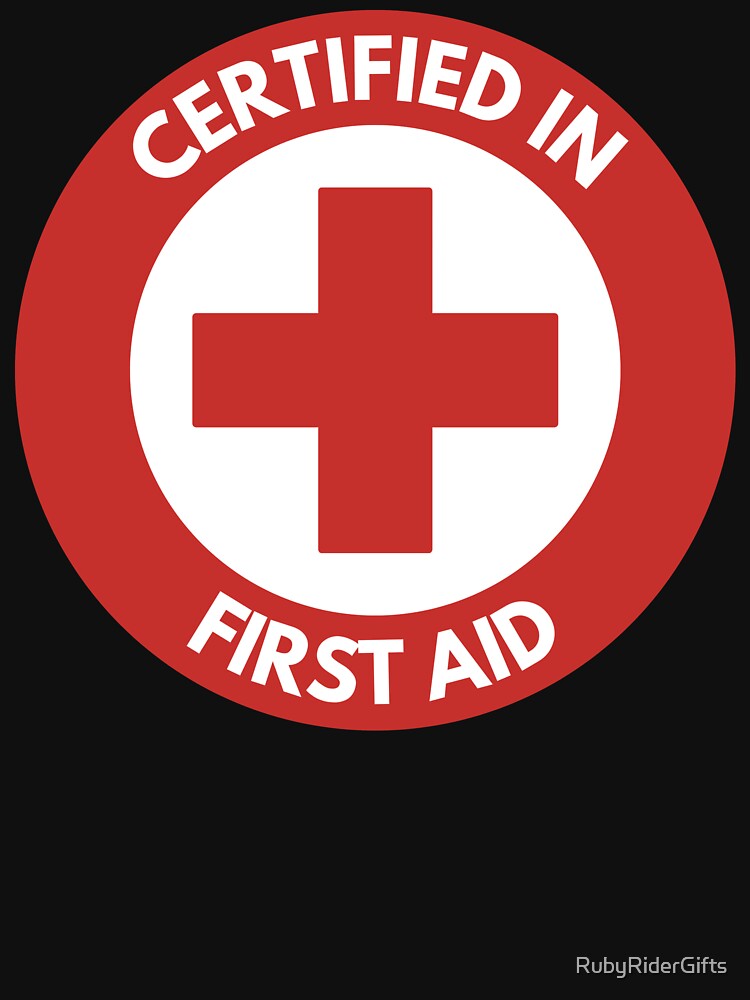 FIRST AID CERTIFIED by RubyRiderGifts