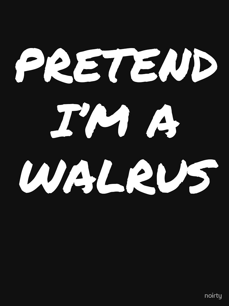 Walrus Costume For The Last Minute Party Design by noirty