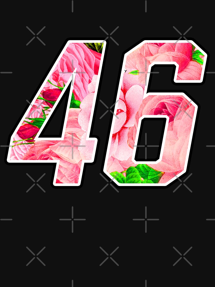 Floral Print Number 46 by NumbersFort