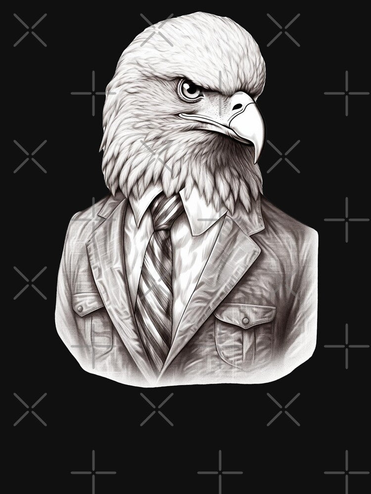 Eagle portrait by Toms Tee