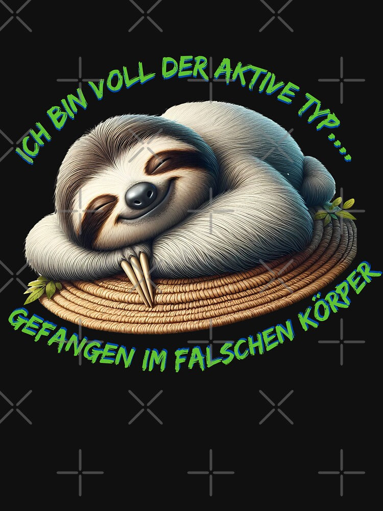 Sloth the active type by Toms Tee