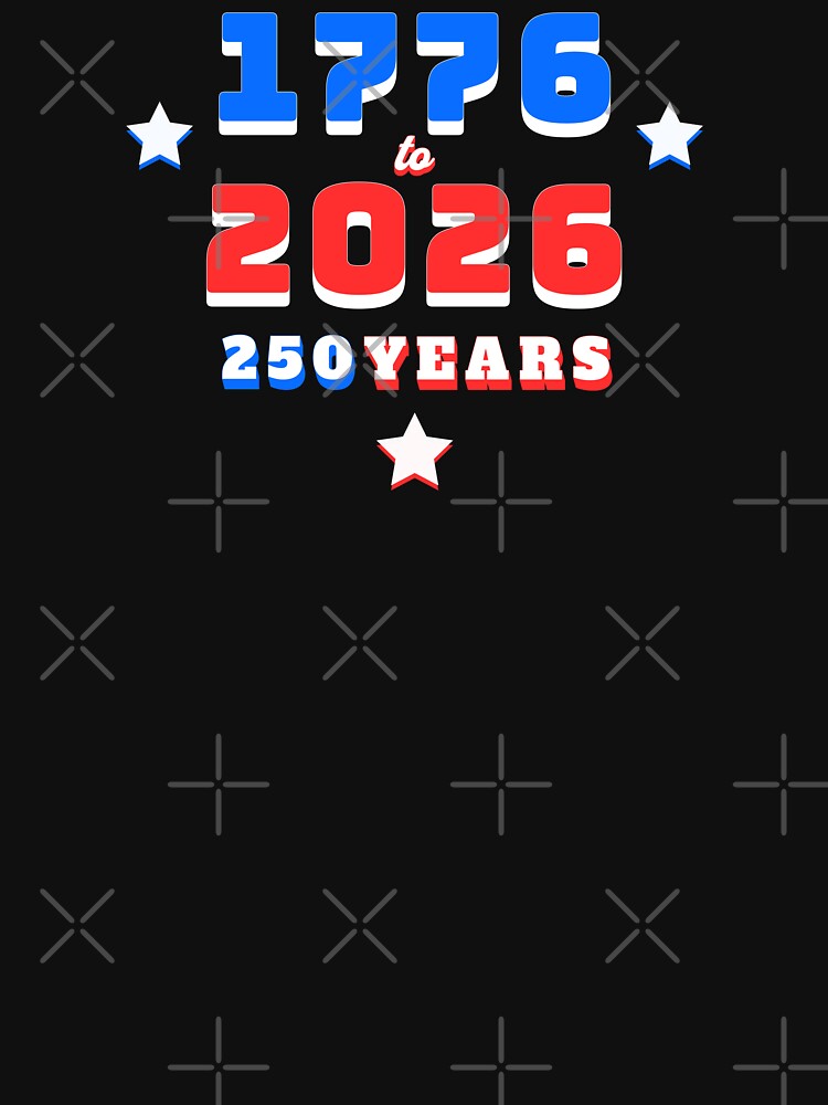 1776 to 2026 250 Years Retro Patriotic by Horizon Collective