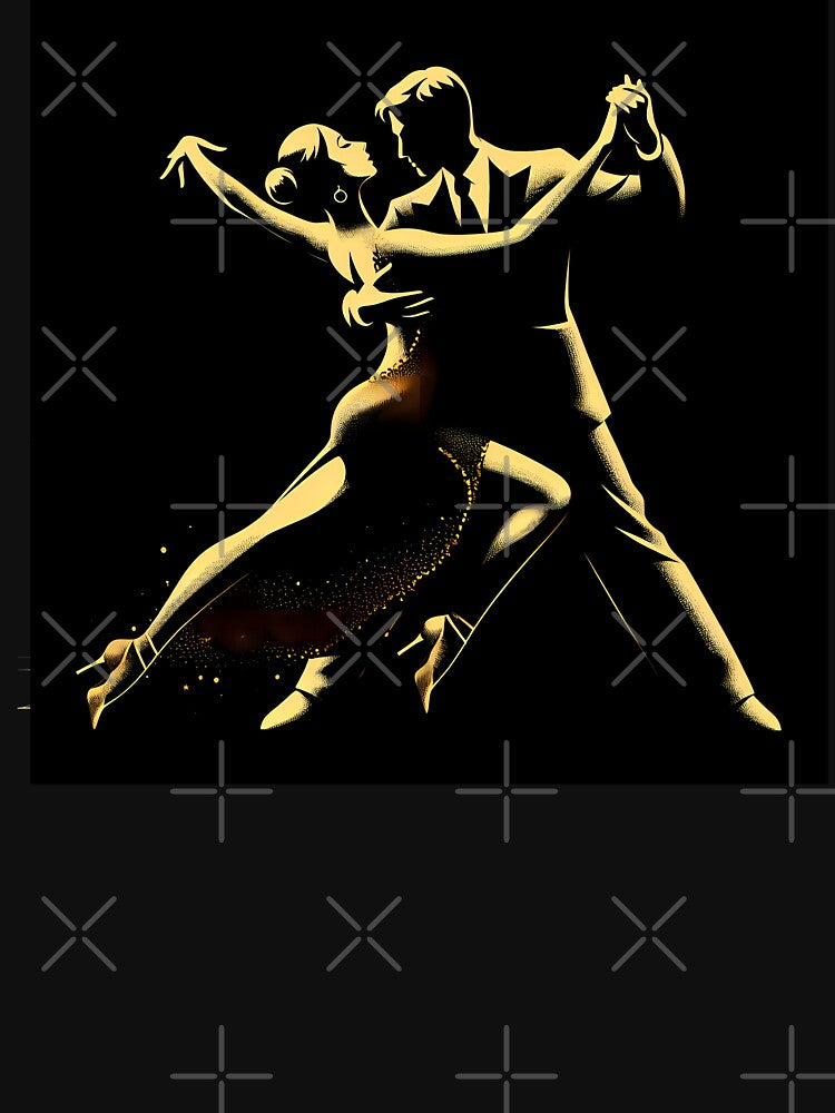 Tango Black / Gold -BLACK SHIRT EDITION by Toms Tee