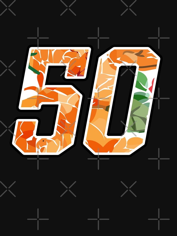 Floral Print Number 50 by NumbersFort