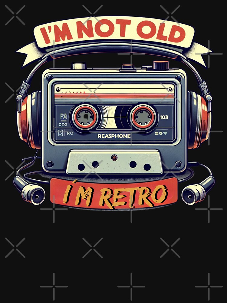 Copy of tape .... not old but retro 2 by Toms Tee