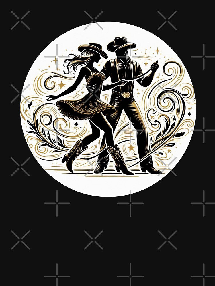 Line dancing party time by Toms Tee