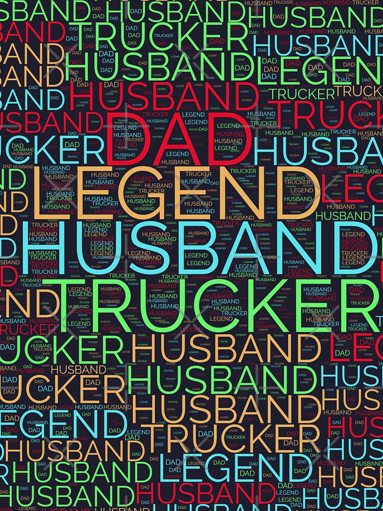 Husband Dad Trucker Legend by My Cool Store