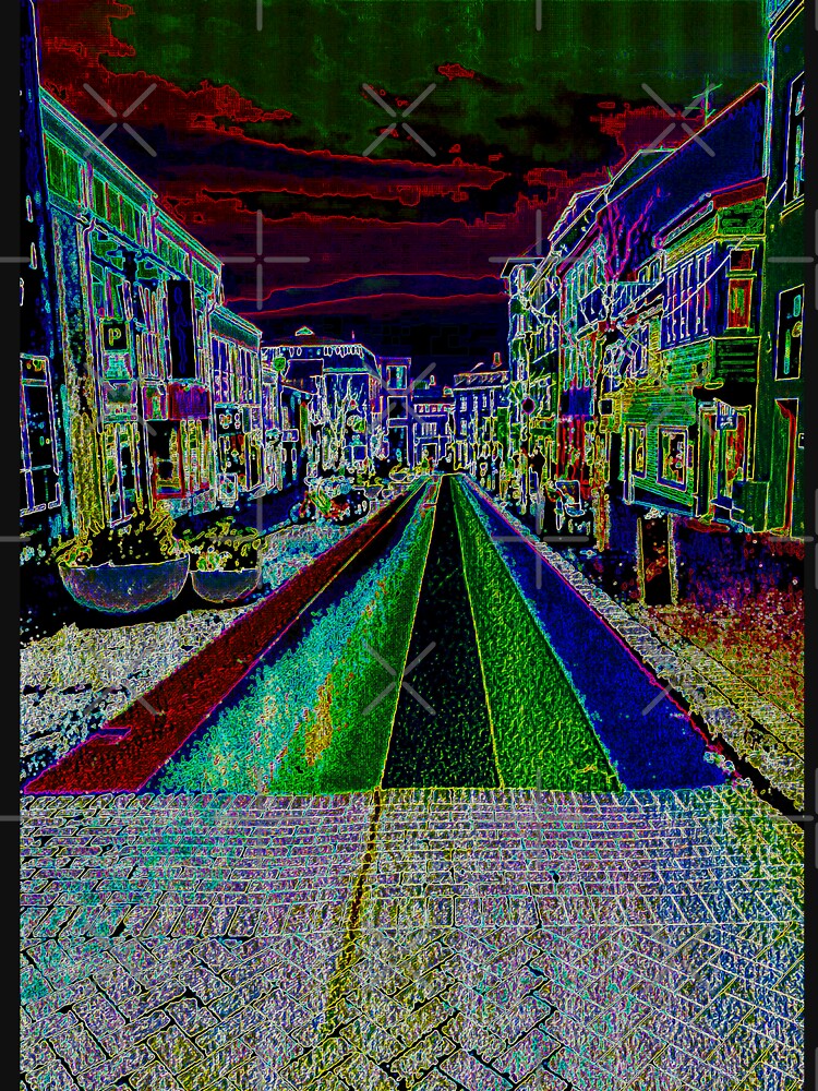 Reykjavik Neon Print by Nicfearn86