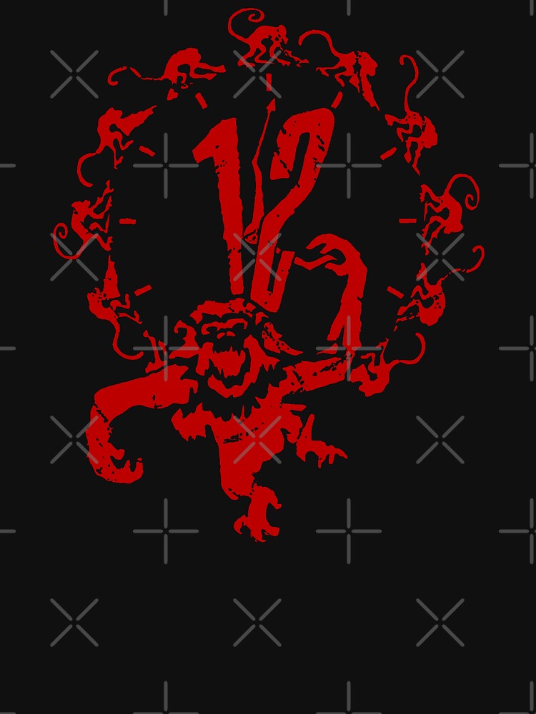 12 Monkeys - Terry Gilliam - Red on Black by createdezign