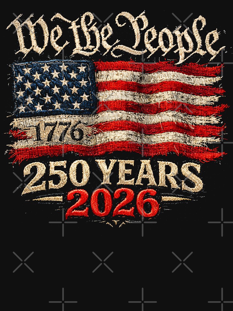 We The People 250 Years 2026 Patriotic USA Flag by will freed18