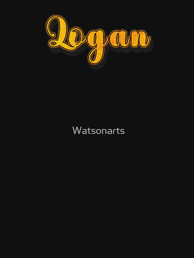 Logan Personalized Name Design with Heart | Funny Custom Gift by Watsonarts