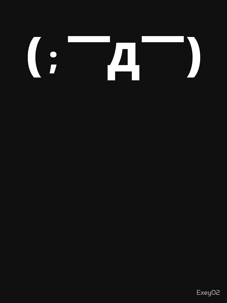 text funny face by Exey02