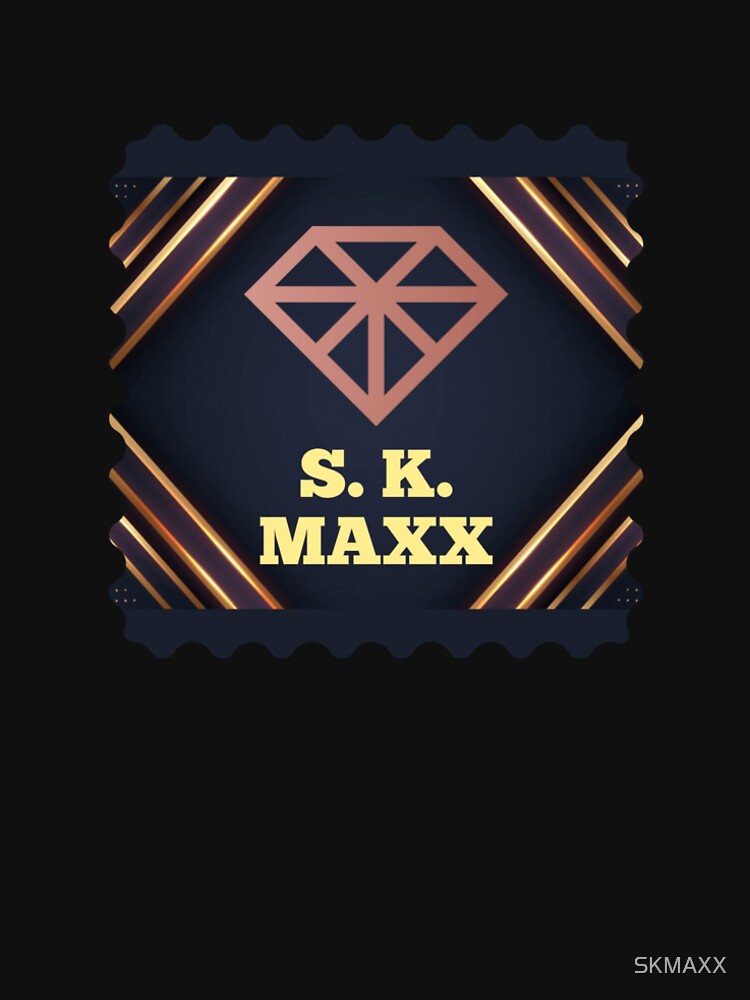 Lux branded Logo in golden frame by SKMAXX