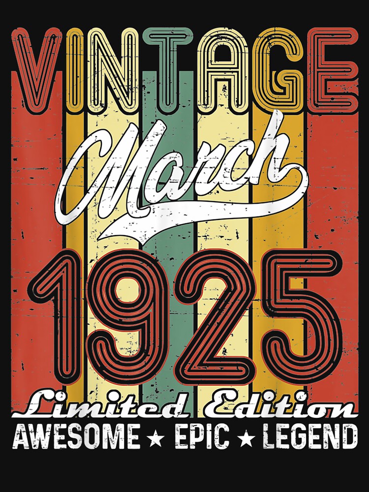 Limited Edition March 1925 96th Birthday Vintage by manidala