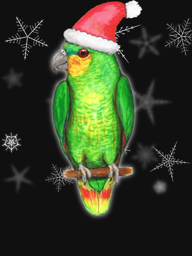 Christmas amazon parrot Classic by zechesmkp