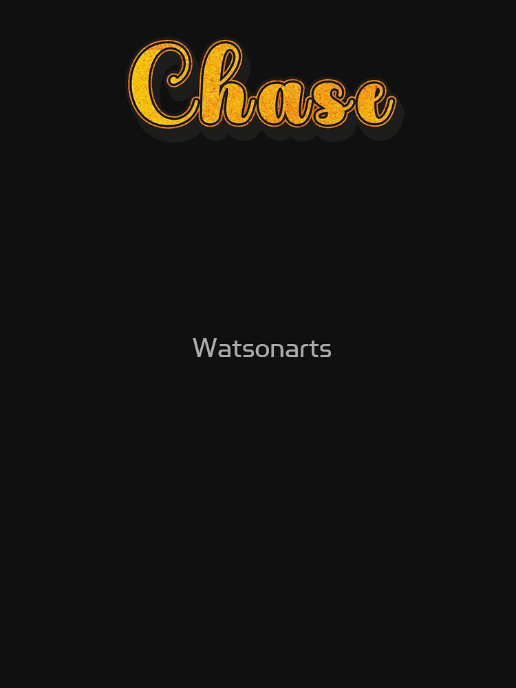 Chase Personalized Name Design with Heart | Funny Custom Gift by Watsonarts