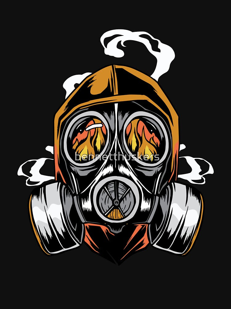 Fire Fighter Gas mask by bennetthuskers
