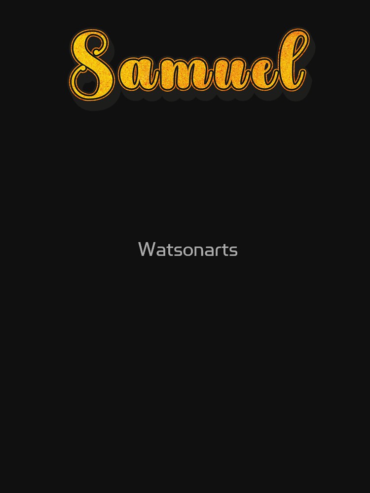 Samuel Personalized Name Design with Heart | Funny Custom Gift by Watsonarts