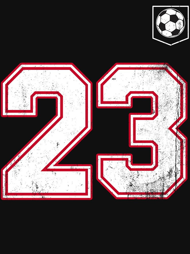 Soccer player Jersey number 23 Soccer Fans by BernoNickel