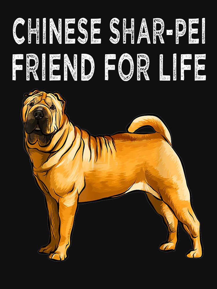 Chinese Shar Pei Friend For Life Dog Friendship by laurader