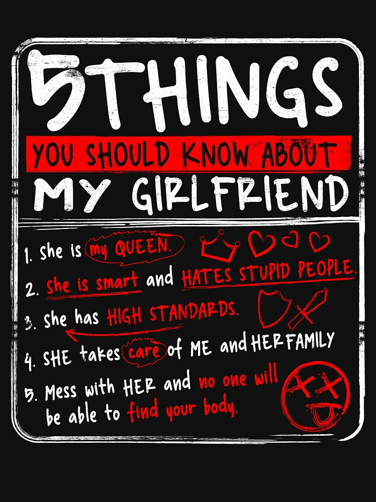 5 Things You Should Know About My Girlfriend Boyfriend Gift Gear by DynamicDesign