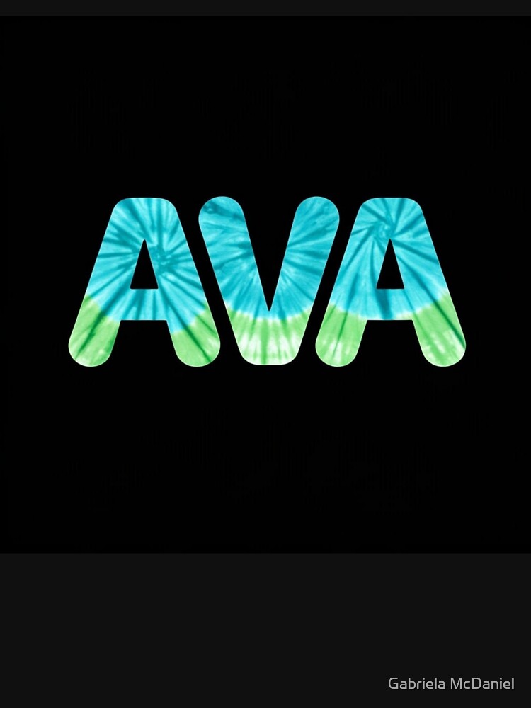 Custom Name Ava by Gabriela McDaniel