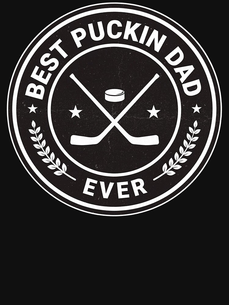 Best Puckin’ Dad Ever Shirt Hockey Player Shirt Father’s Day by faridman