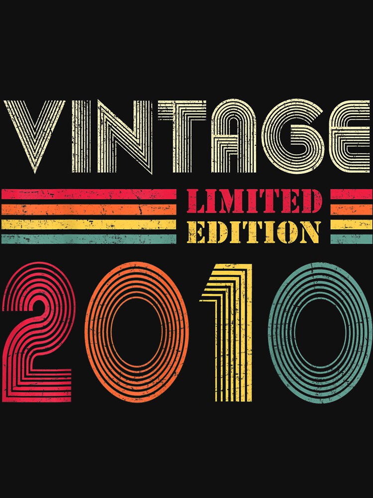 12 Year Old Gifts Vintage 2010 Limited Edition 12th Birthday by tomekae