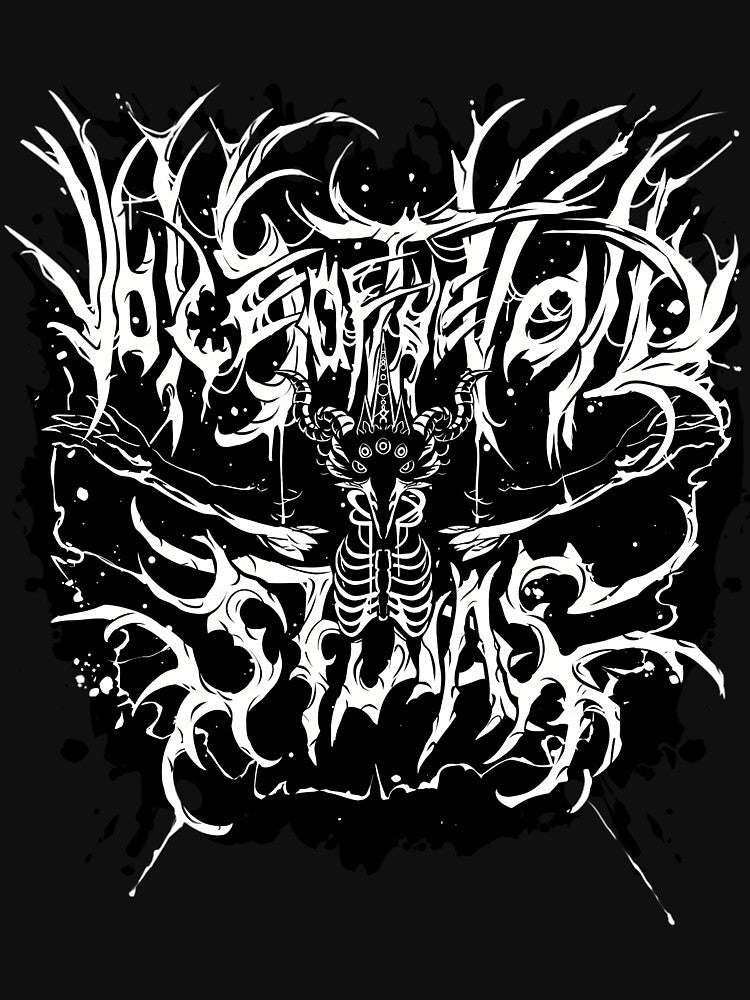 Death Metal Stolas Monochrome by shapkukhamrnv